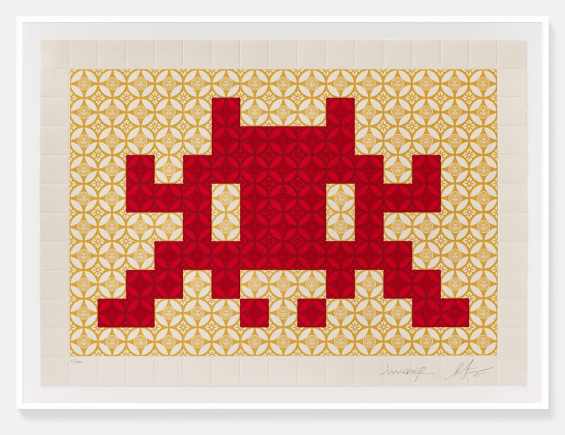 Heni Releases Obey Invader Limited-Edition Silkscreen Prints by Obey Giant and Space Invader